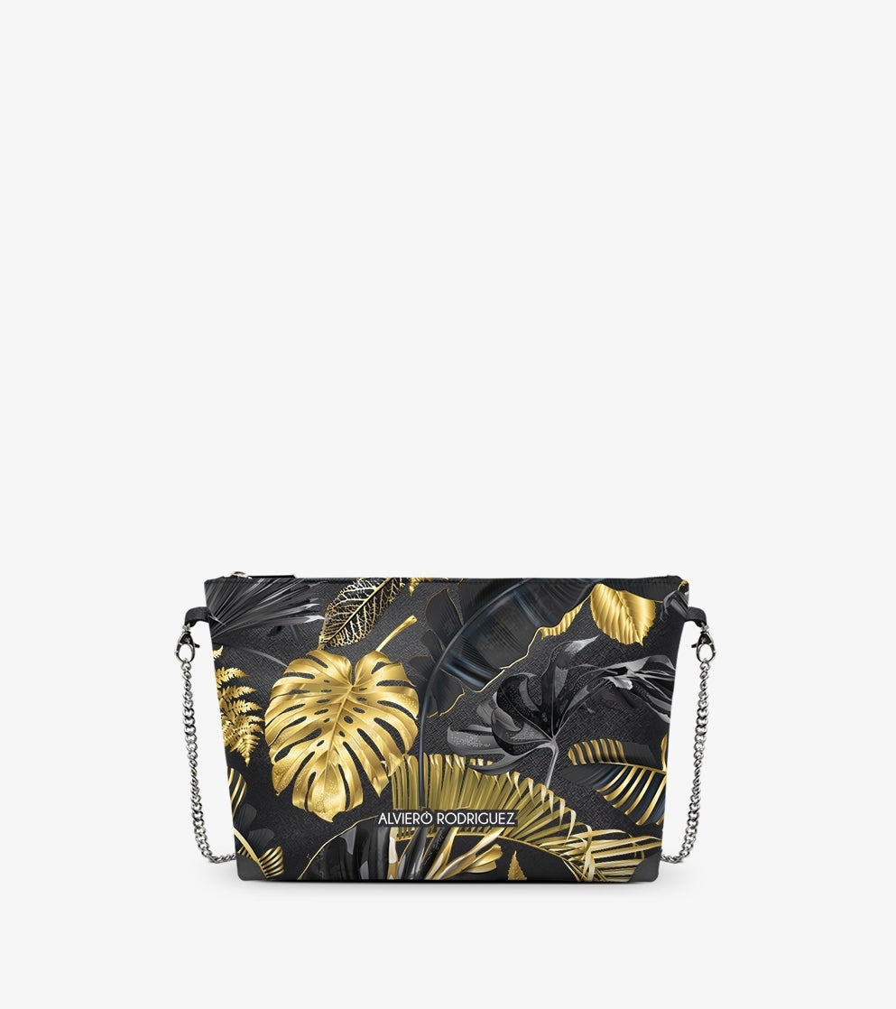 DIVA BAG BLACK GOLDEN - -