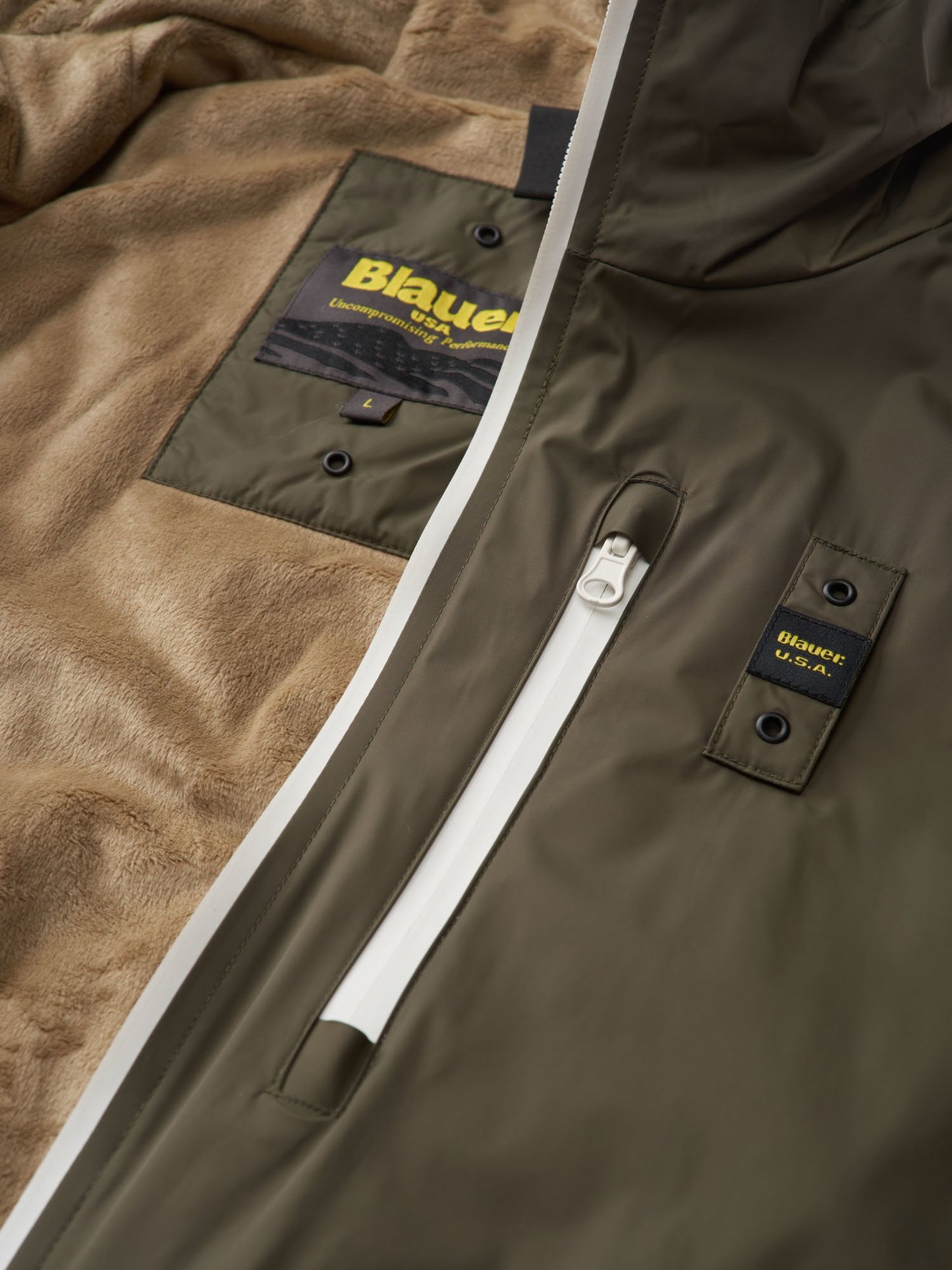 GIUBBETTO CON INTERNO IN ECO PELLICCIA DEVON -BLAUER