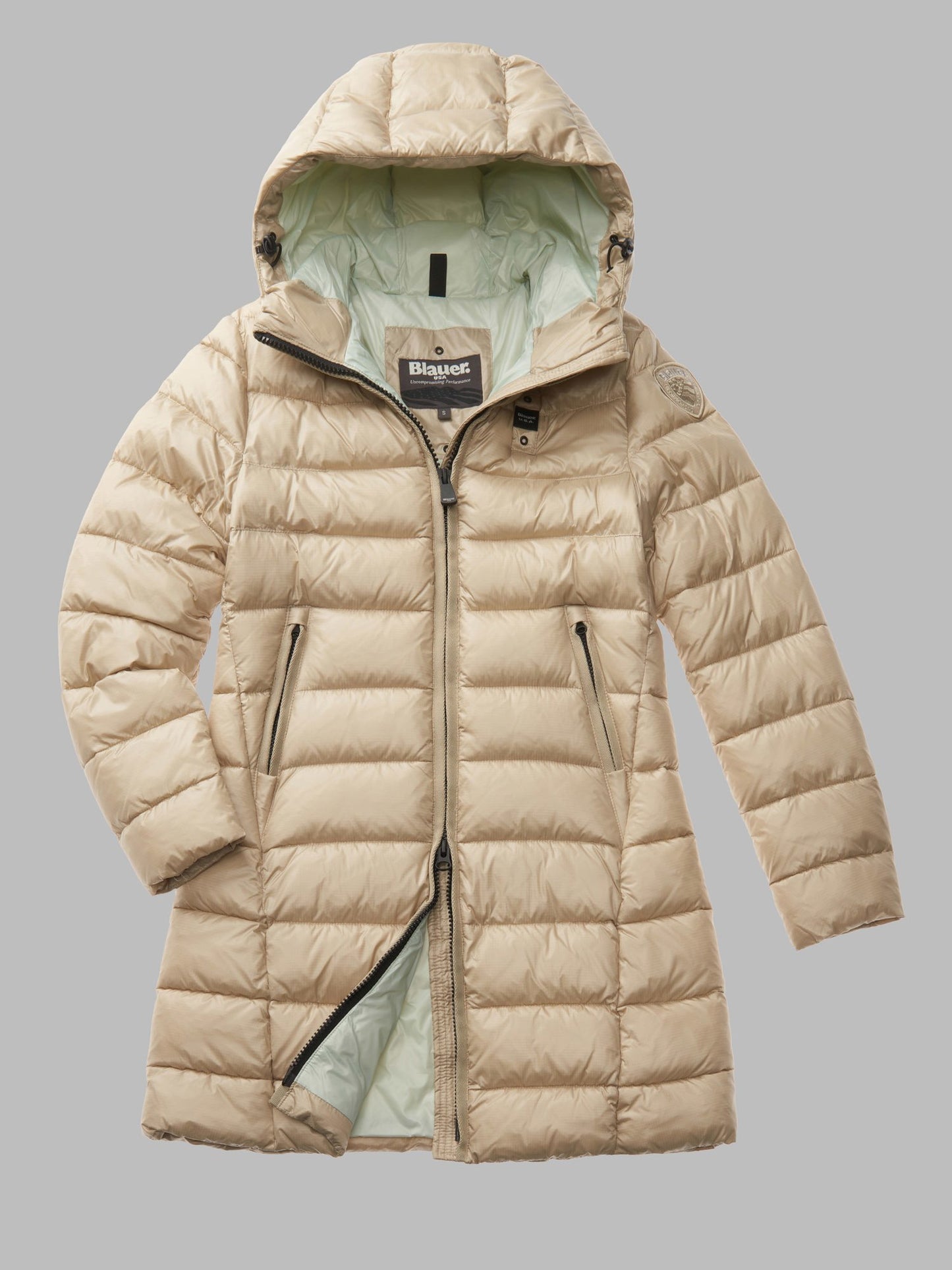 GIUBBETTO LUNGO MICRO RIP ADELAIDE - BLAUER